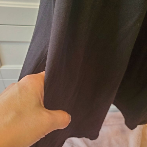 H&M Simple Black Summer A-Line Dress With Pockets - Picture 7 of 9